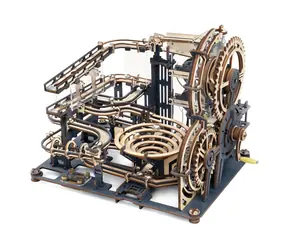 Robotime 3D-Kugelbahn-Puzzle Stadt der Hindernisse / ab 14 Jahren / 294 Teile / Schwierigkeit: mittel