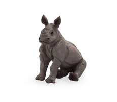 Mojo Animal Planet Baby-Nashorn sitzend / ab 3 Jahren