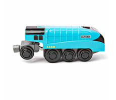 Bigjigs Rail Elektrolokomotive Mallard blau / ab 3 Jahren