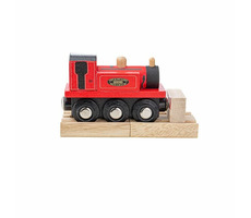 Bigjigs Rail Holzeisenbahn Terrier rot / ab 3 Jahren