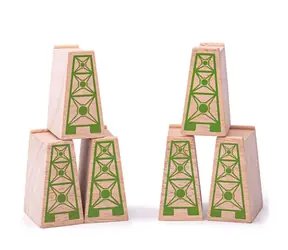 Bigjigs Rail Bridge Pfeiler 6 Stück / ab 3 Jahren