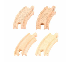 Bigjigs Rail Kurze Rundstrecke 10 cm 4 Stück / ab 3 Jahren