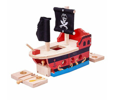 Bigjigs Rail Pirate Galeere / ab 3 Jahren