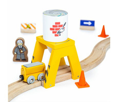 Bigjigs Schienensilo mit Zement / ab 3 Jahren