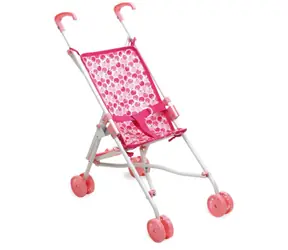 Petitcollin Pomme d'Amour Zusammenklappbarer Puppenwagen 52 cm / ab 3 Jahren