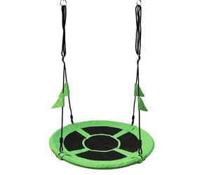 2Kids Toys Schaukel Storchennest mit Flaggen Grün / ab 3 Jahren