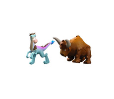 Hodný Dinosaurus - Bisodon & Bubbha - Plastik-Minifiguren 2 Stück / ab 3 Jahren