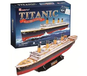 CubicFun 3D Puzzle Titanic / 113 Teile / 80 x 11 x 20 cm / ab 8 Jahren