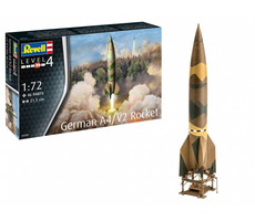 Revell Deutsche A4/V2-Rakete / Plastikmodell / 1:72 / Anzahl Teile 46 / Schwierigkeitsgrad 4 / Empfohlenes Alter: ab 12 Jahren