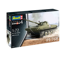 Revell PT-76B / Plastikmodell / 1:72 / Anzahl Teile 120 / Schwierigkeit 4 / ab 12 Jahren