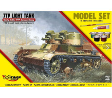 Mirage Hobby 835094 7TP polnischer leichter Panzer (Doppelturm) / Plastikmodell / 1:35