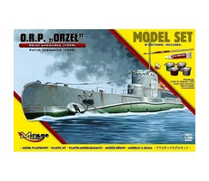 Mirage Hobby 400407 ORP Eagle - Polnisches U-Boot / Plastikmodell / 1:400