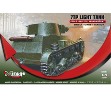 Mirage Hobby 726001 7TP LIGHT TANK (ein Turm) / Plastikmodell / 1:72