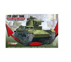 Mirage Hobby 355001 7TP LIGHT TANK (ein Turm) / Plastikmodell / 1:35