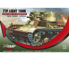 Mirage Hobby 355002 7TP LIGHT TANK (zwei Türme) / Plastikmodell / 1:35