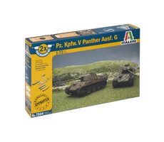 Italeri 7504 Pz.Kpfw.V PANTHER Ausf.G / Plastikmodell / 1:72 / Schwierigkeit 1