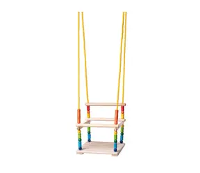 Woody Bunte Schaukel mit Laufstall / ab 3 Jahren