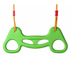 Woody Schaukelringe Kunststoff - Grün / Belastbarkeit: 80 kg / ab 3 Jahren