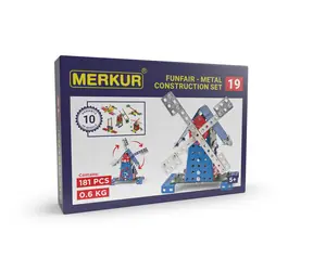 Merkur 019 Mühle / 181 Teile / 10 Modelle / ab 5 Jahren