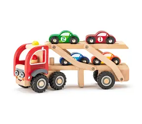 Woody Traktor mit Rennautos / ab 3 Jahren