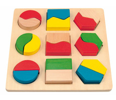 Woody Geometrische Formentafel / ab 2 Jahren