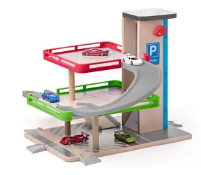 Woody Garage mit Lift und Zubehör - Holz/Kunststoff / ab 3 Jahren