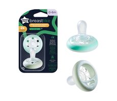 Tommee Tippee C2N Silikon-Schnuller Natural Night 2 Stück / ab 0 Monaten