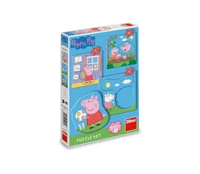 Dino PEPPA PIG FAMILY 3-5 Baby-Puzzleset / 3 - 5 Teile / ab 3 Jahren 