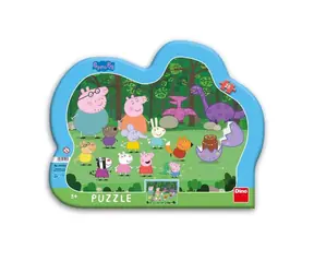 Dino PEPPA PIG 25 Konturpuzzle / 25 Teile / ab 3 Jahren 