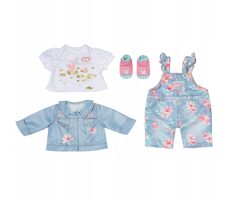 Zapf Creation Baby Annabell Denim Kleidung Deluxe - 43 cm / ab 3 Jahren