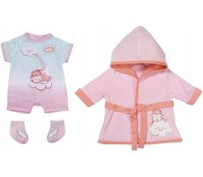 Zapf Creation Baby Annabell Bademantel und Schlafanzug - 43 cm / ab 3 Jahren