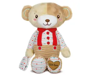 Clementoni Mein erstes Kuscheltier - Teddybär in Geschenkbox / ab 0 Monaten