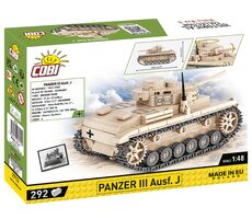 Cobi 2712 deutscher mittlerer Panzer Panzer III Ausf. J / 1:48 / 292 Würfel / ab 7 Jahren