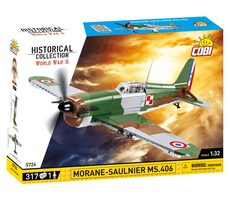 Cobi 5724 Französisches Kampfflugzeug Morane-Saulnier MS.406 / 1:32 / 317 Würfel / ab 7 Jahren 