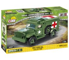 Cobi 2257 American Field Ambulance 1942 WC 54 / 1:35 / 293 Steine / ab 7 Jahren 