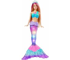 Mattel HDJ36 Barbie Dreamtopia - Blinkende Meerjungfrau blond / ab 3 Jahren 