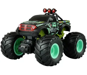 AMEWI Big Buster Truck Schwarz / RC Auto / 1:18 / Fernbedienung / 2,4 GHz / 500 mAz Li-lon