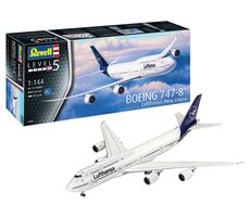 Revell Boeing 747-8 Lufthansa / Plastikmodell / 1:144 / 192 Teile / Schwierigkeit 5 / ab 12 Jahren