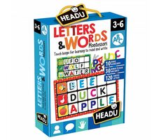 Headu EN: Montessori - Bingo - Buchstaben und Wörter / ab 3 Jahren / im Original EN