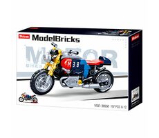 Sluban Model Bricks M38-B0958 Café Racer Motorrad / Lego - kompatibel / Anzahl der Figuren|Teile: 0|197 / 8 Jahre