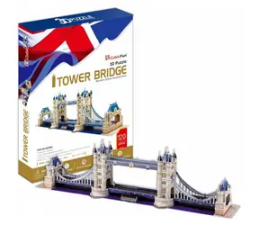 CubicFun Puzzle 3D National geographic: Tower Bridge / 120 Teile / 30,1 x 22,2 x 6,1 cm