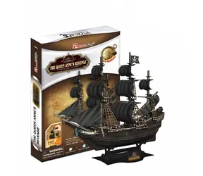 CubicFun Puzzle 3D Die Rache der Königin Anne / 155 Teile / 33,5 x 22,5 x 4,5 cm