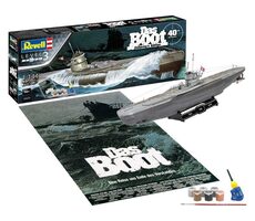 Revell 05675 U-96 Das Boot 40th Anniversary / Plastikmodell / 1:144 / Anzahl Teile: 87 / Schwierigkeit 3