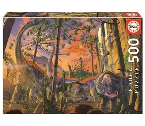 Educa Neugierige Dinosaurier / 500 Teile / ab 14 Jahren