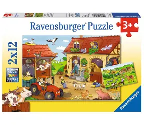 Ravensburger Arbeit auf dem Bauernhof / 2 x 12 Teile / ab 3 Jahren