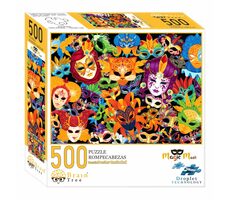 Brain Tree Puzzle Zaubermasken / 500 Teile / ab 14 Jahren