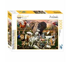 Brain Tree Puzzle Tiere - 1000 Teile / ab 14 Jahren