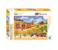 Brain Tree Puzzle mit Westernzug / 1000 Teile / ab 14 Jahren