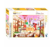 Brain Tree Puzzle Love from Paris / 1000 Teile / ab 14 Jahren