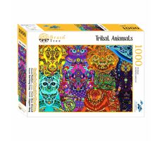 Brain Tree Puzzle Stammestiere - 1000 Teile / ab 14 Jahren